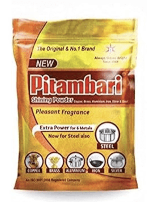 Pitambari Minerals Emulsifiers Shining Powder for 6 Types of Metals (200 g, Orange)